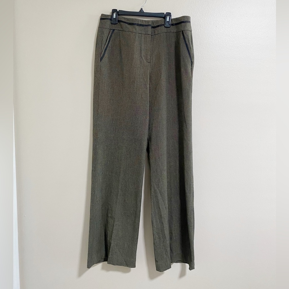 Sandro Sportswear Houndstooth Brown Trousers Pants Size 10